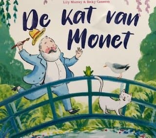 Omslag van het prentenboek De kat van Monet