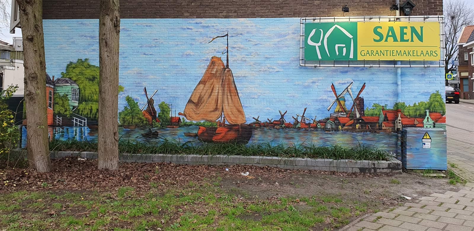 Plantsoen van het Verzet, Monet in Street Art