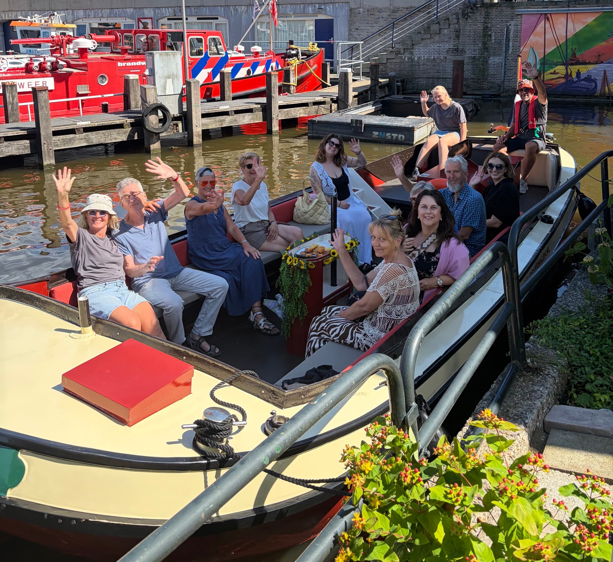 Vrijwilligers van Stichting Monet in Zaandam